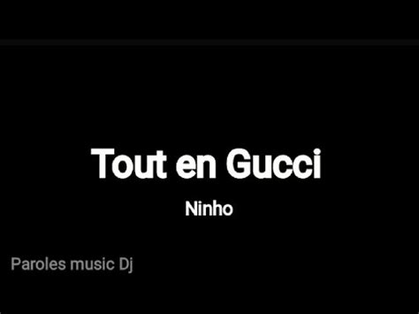 tout en gucci lyrics english|Tout en Gucci (English Translation) – Ninho .